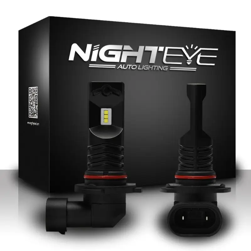

NIGHTEYE 9005 HB3 LED Fog Light Bulbs Driving Lamp Kit 160W 1600LM/Pair 6500K White