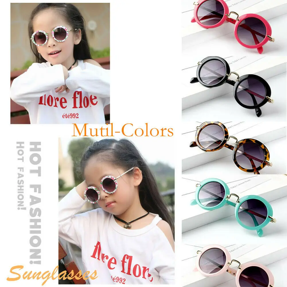 Retro Fashion Children Kids Boys Girls Students Holiday Sunglasses Eyewear New