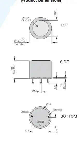 

4ETO Ethylene Oxide Sensor
