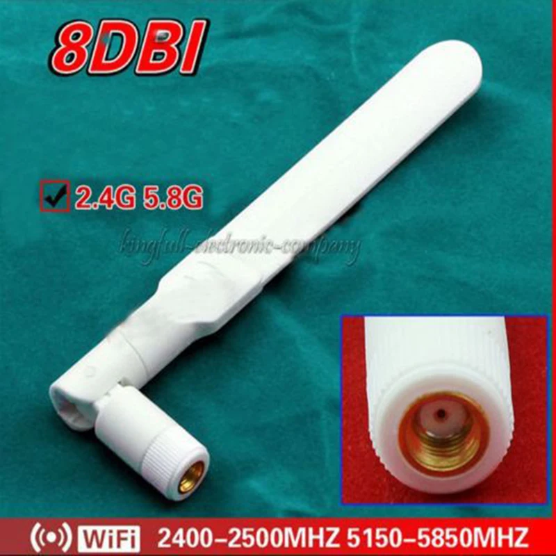 

2.4G/5.8G 8DB Wifi Wireless Omnidirectional High Gain Antenna Bore White best hy