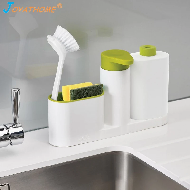 Joyathome المطبخ الحمام غسل الإسفنج تخزين الرف بالوعة المنظفات موزع الصابون تخزين الرف المنظم تقف Ketchin