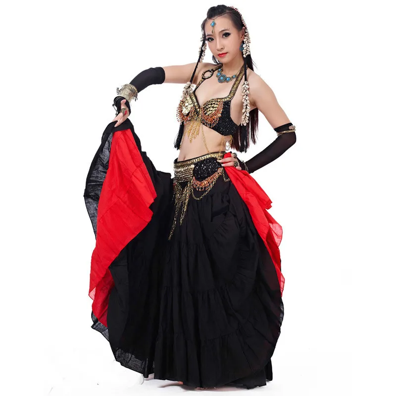 

Decorations for belly dancing accessories bellydance belt and bra set gold silver belly dance top