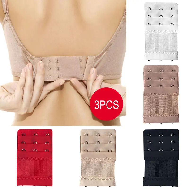 

Bra 3pcs Lady Replacement Extender Bra Strap Extension Comfortable Flexible Extension Strap Women Accessories Bra Extenders