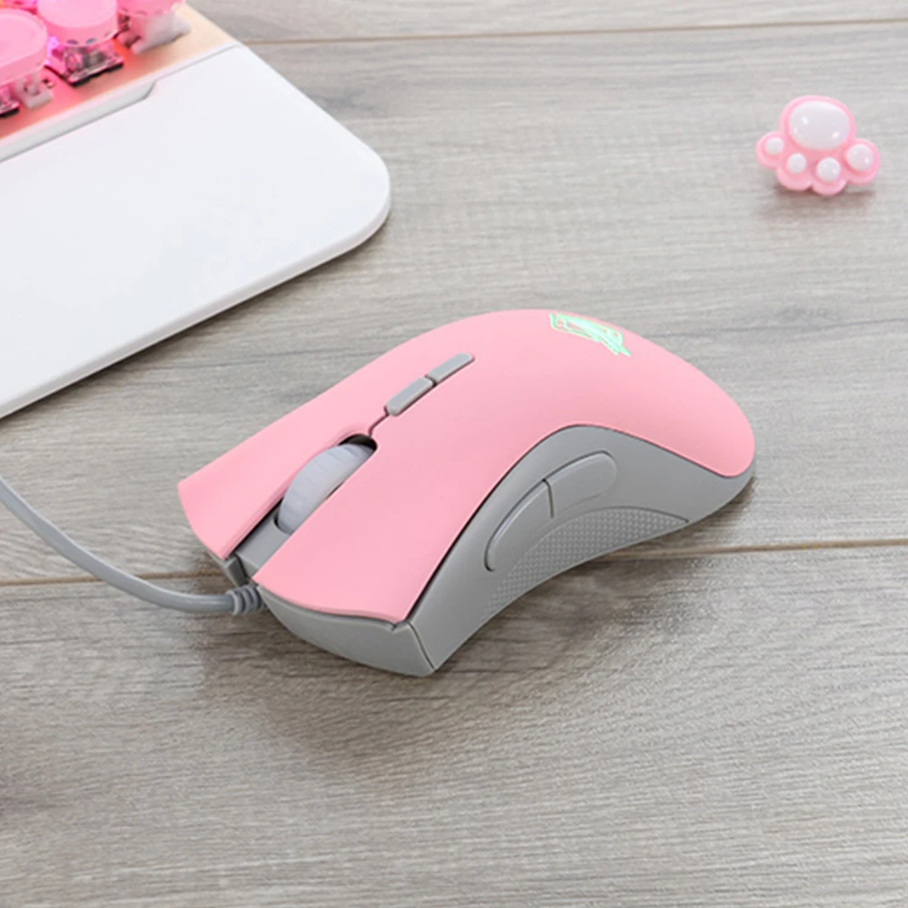 Ajazz AJ118 Проводная игровая мышь 7 кнопок 800/1200/1600/2400 Регулируемая DPI USB PC Gamer