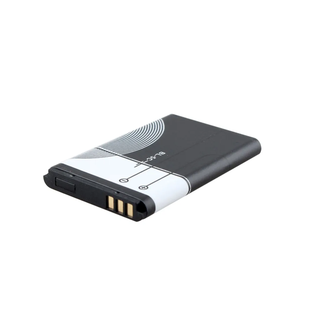 2x1020 мАч запасной аккумулятор для сотового телефона Nokia 1112 1208 1600 1100 1101 n70 n71 n72 n91 e60