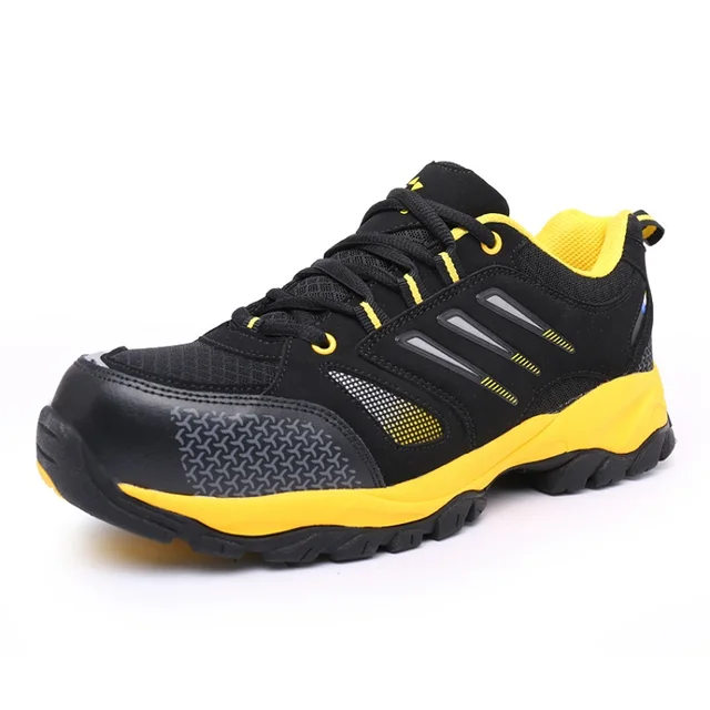 Breathable Mesh Steel Toe Safety Shoes Pucture Proof Shock Absorbing Work Bootsin Work & Safety