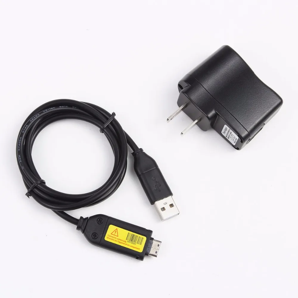USB AC Adapter DC Battery Charger Cord For Samsung ST61 ST65 ST70 PL120