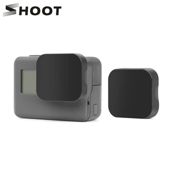

SHOOT Black Plastic Lens Cap For GoPro Hero 7 6 5 Black Edition Action Camera Go pro 7 6 5 Accessories Protector Cover with Logo