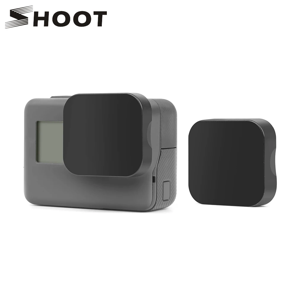 Черная пластиковая крышка объектива SHOOT для GoPro Hero 7 6 5 Black Edition Экшн камера Go pro