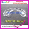 20pcs Soft Clear Bridge Conjoined Silicone Nose Pads For Glasses Eyeglass Spectacle Eyewear 5 Size Options Free Shipping 5