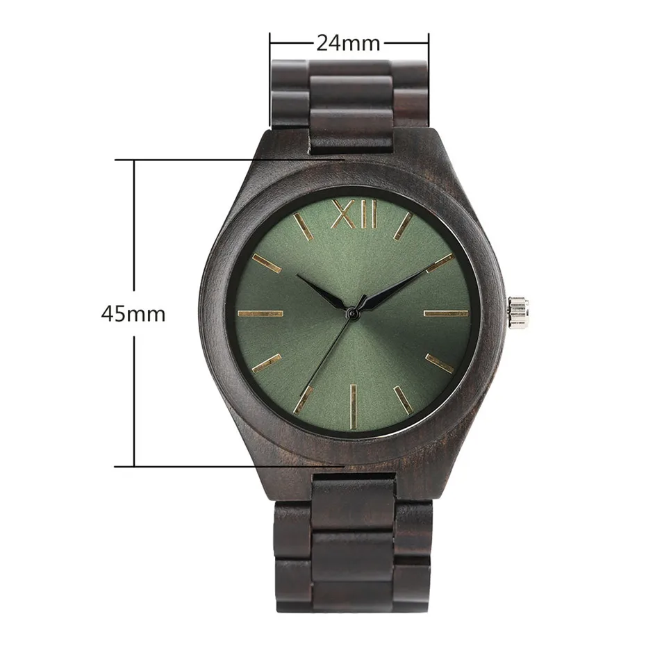 Full wooden classic watch men14