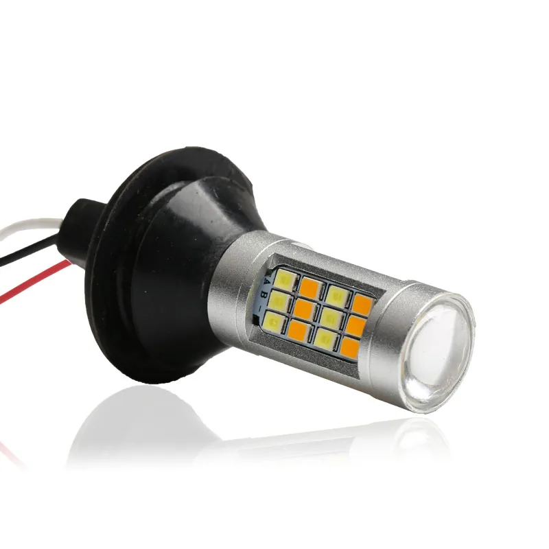 2 шт. BA15S BAU15S 1156 P21w S25 T20 W21W WY21W 7440 горки светодиодный лампы Габаритные огни