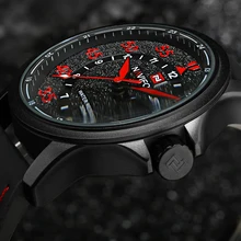 NAVIFORCE Marca Moda Casual Relojes de Los Hombres 3ATM Impermeable Reloj de Cuarzo de Los Hombres Fecha Reloj Hombre de Cuero Militar Del Ejército Reloj de Pulsera