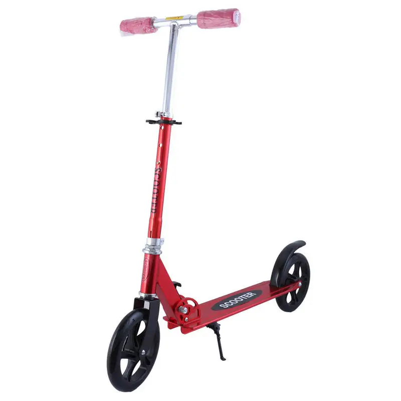XLL 20MM PU Wheel Scooter, Adjustable Height Adult Scooters, Foldable