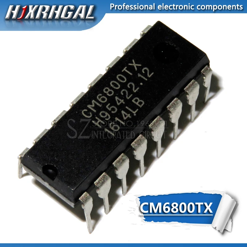 Free shipping 5pcs/lot CM6800 CM6800TX common line p DIP16 new original ...
