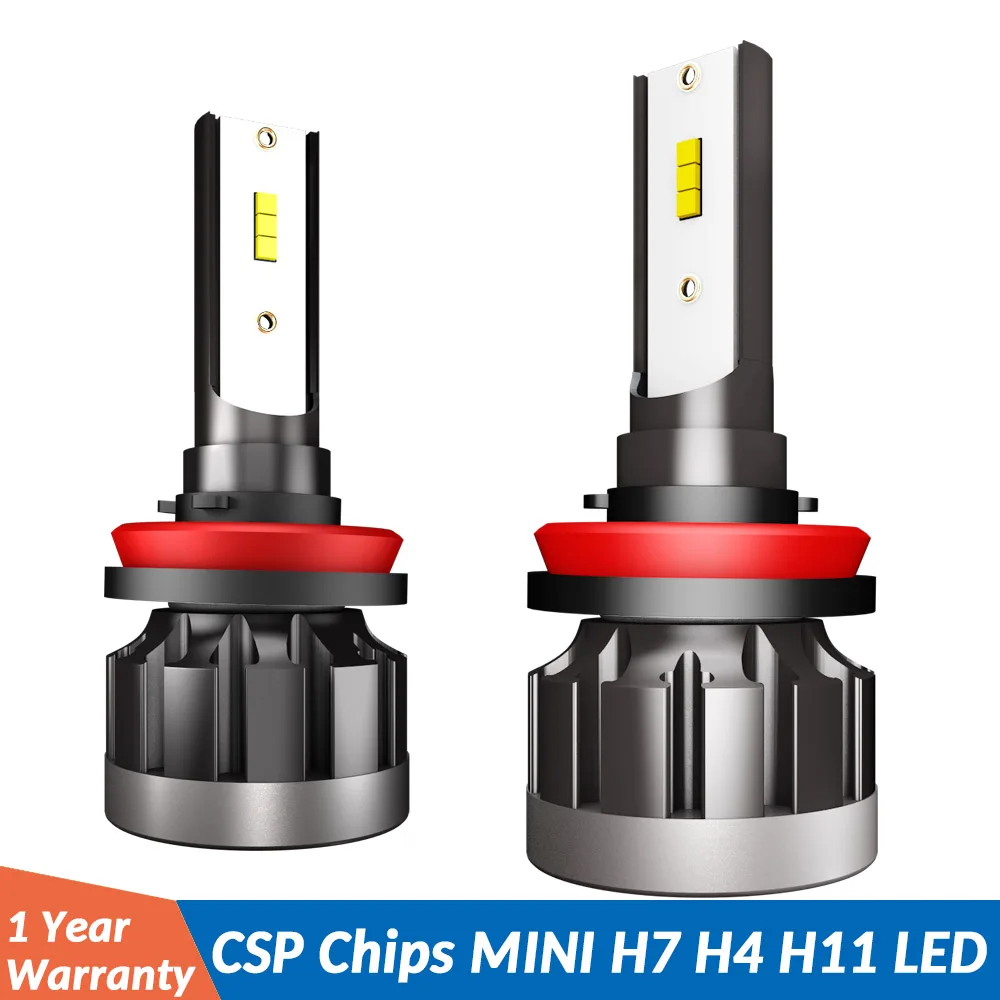 

2pcs Car Headlight Kit H7 LED Bulb 6500K H1 H8 H9 H11 9005 HB3 9006 HB4 LED 12V 60W 10000LM mini Auto Headlamp Light 12v 24v