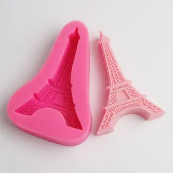

BE010 Paris Eiffel Tower Cake Mold Fondant Silicone Tools Candy Moulds