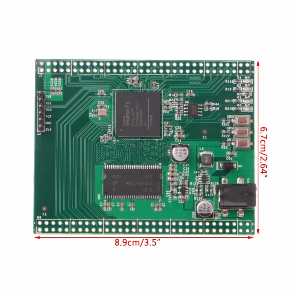 XC6SLX16 Спартанский 6 Xilinx FPGA макетная плата с картой памяти 32 Мб Micro SDRAM(синхронное динамическое ОЗУ памяти Интегральные схемы