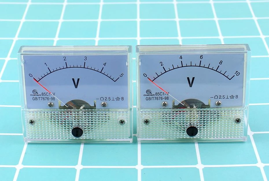 

85C1 V DC pointer voltmeter meter Plate table 85C1-V series 1V 2V 3V 5V 10V 15V 20V 30V 50V 75V 100V 300V 400V 500V