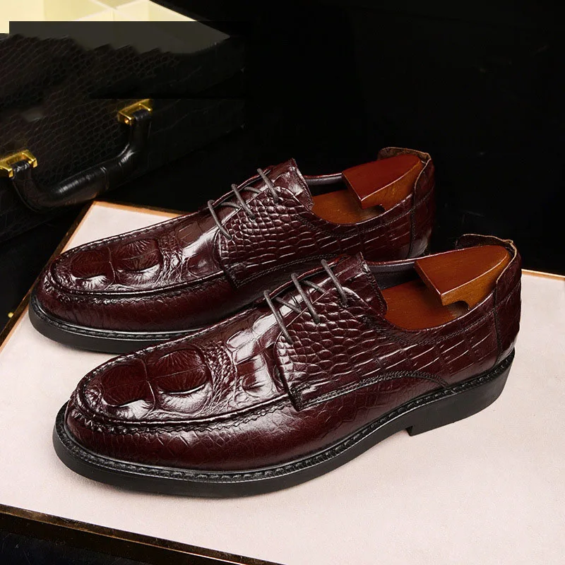

autumn winter cowhide shoes mens High Quality Genuine Leather leisure shoes men Lace-Up Business Men Shoes,Men Dress Shoes