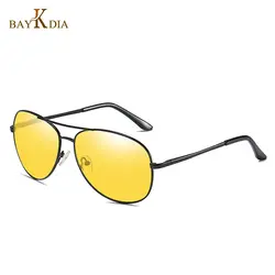BAYKDIA солнцезащитные очки для женщин для мужчин Pilot, поляризационные металла рамки зеркало очки вождения UV 400 Защита объектива 103