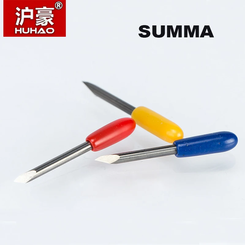 HUHAO 5PC/lot SUMMA Plotter Cutter 30/45/60 Degree Tungsten blades Cutting Plotter Vinyl Cutter Knife for SUMMA Plotter Blade