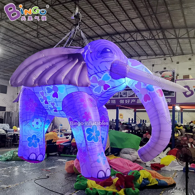 

Custom made 2.4x2.2x2 meters inflatable elephant with digital print / decorative inflatable elephant balloon toys