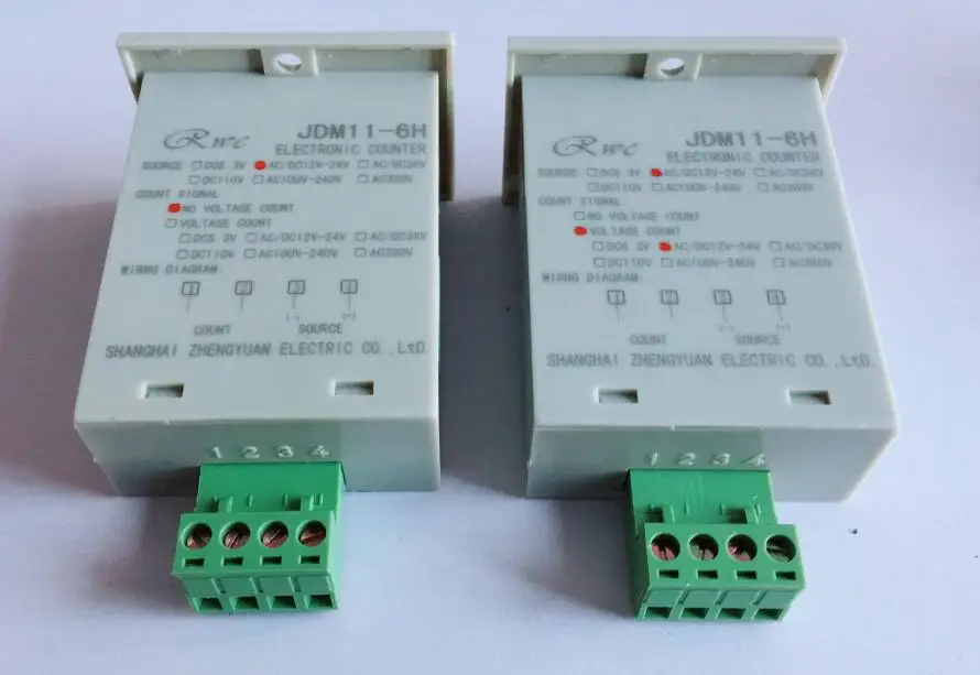 6 Digit Display Electronic Digital Counter JDM11-6H ZYC11-6H industrial counter Power failure memory electronic counter