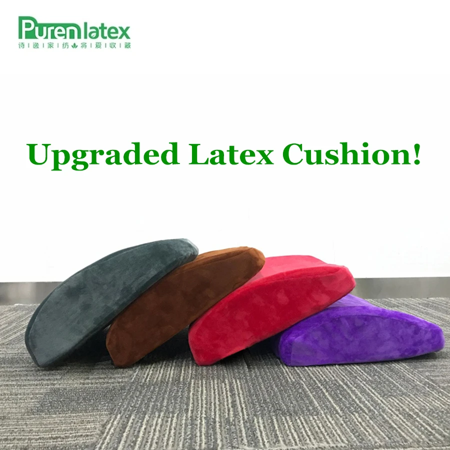 PurenLatex New Upgraded Strong Natural Latex Chair Back Cushion Waist