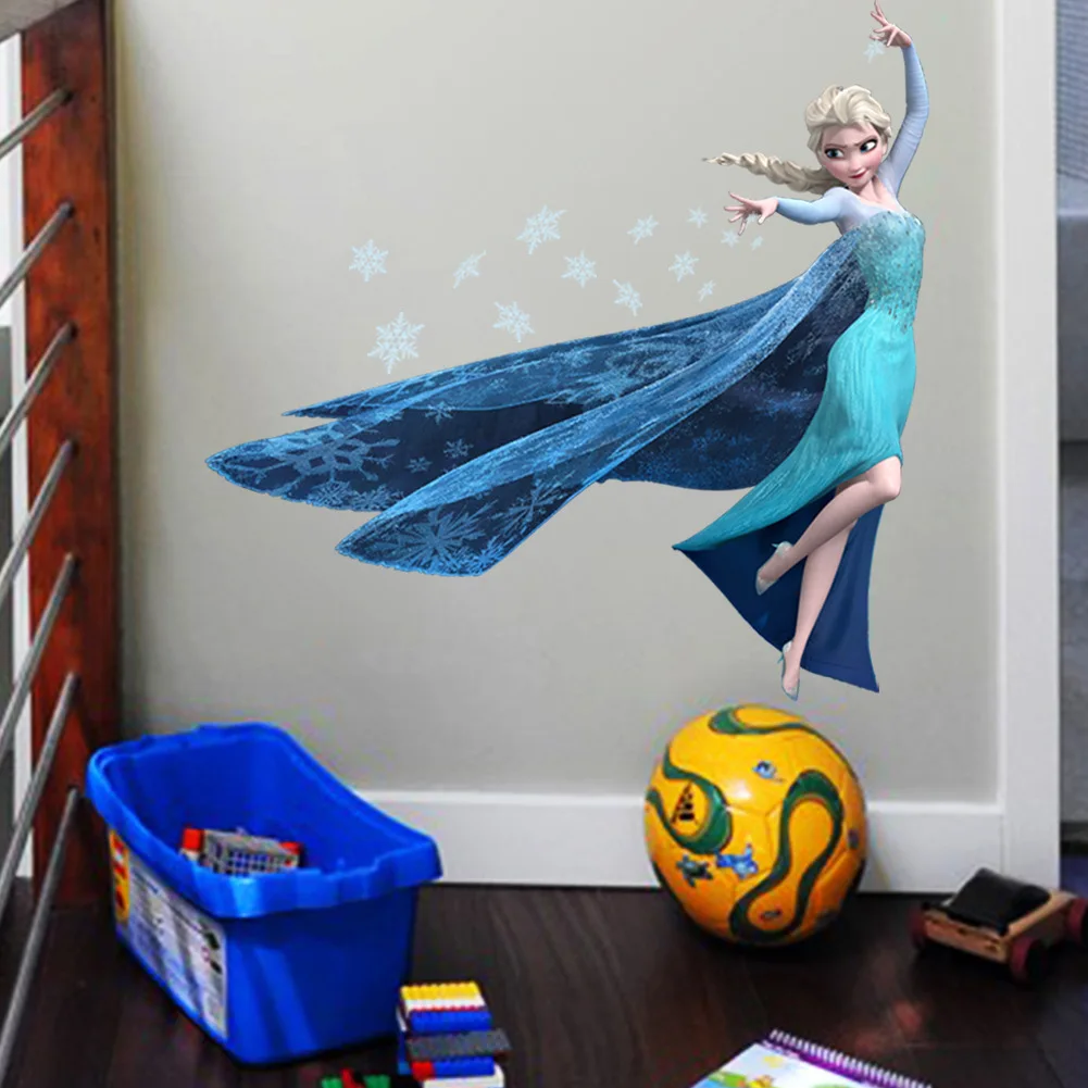Disney новая ледяная Романтика Аиша наклейка для спальни модная детская комната съемные наклейки