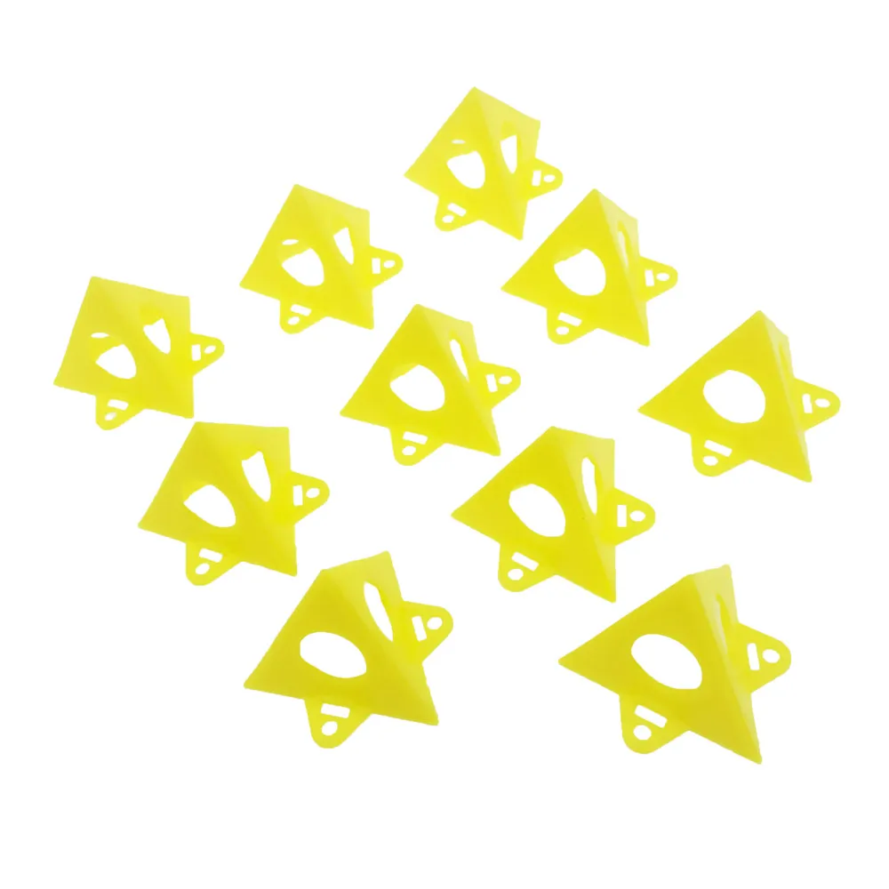 10pcs Yellow Woodworking Painter's Pyramid Stands Paint Tool Triangle ...