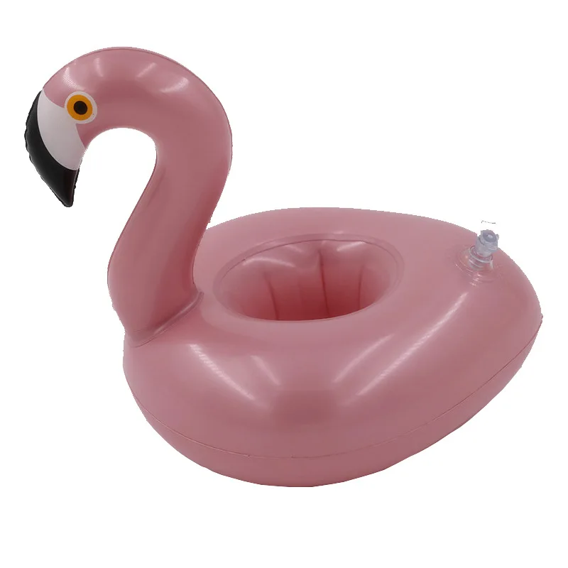 Надувной подстаканник Единорог Фламинго держатель для напитков плавательный бассейн поплавок бассейн игрушки вечерние украшения бар подставки - Цвет: Flamingo