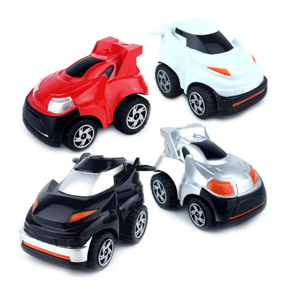 Super Cool 2Pcs / lot Baby Car Toys Mini 360 Degree Rotation Upright