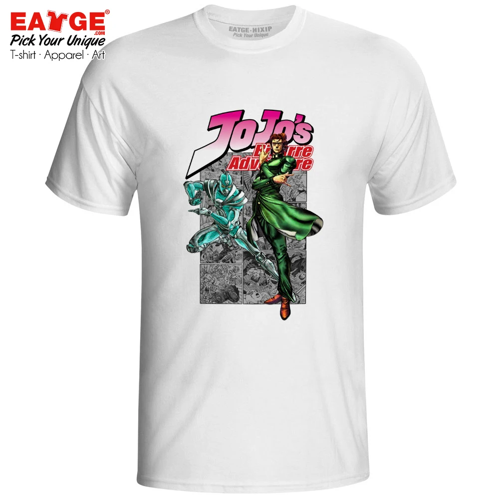 Noriaki Kakyoin And Hierophant green Футболка с необычным приключением Джоджо Звездная Пыль крестоносцы аниме футболка EATGE для женщин и мужчин Топ Футболка