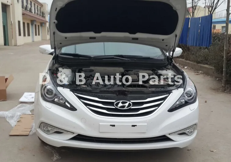 1 пара популярных светодиодных фар передние лампы с световой панелью для hyundai Sonata 2010'-up