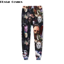 PLstar Cosmos, модные спортивные штаны, штаны для бега, штаны из фильма ужасов, убийцы/дьявол на Хэллоуин/акула, 3D принт, для мужчин/женщин, брюки