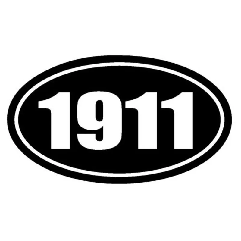 

15,5x9 см 1911 дюйма, боеприпасы для оружия, интересные фотонаклейки