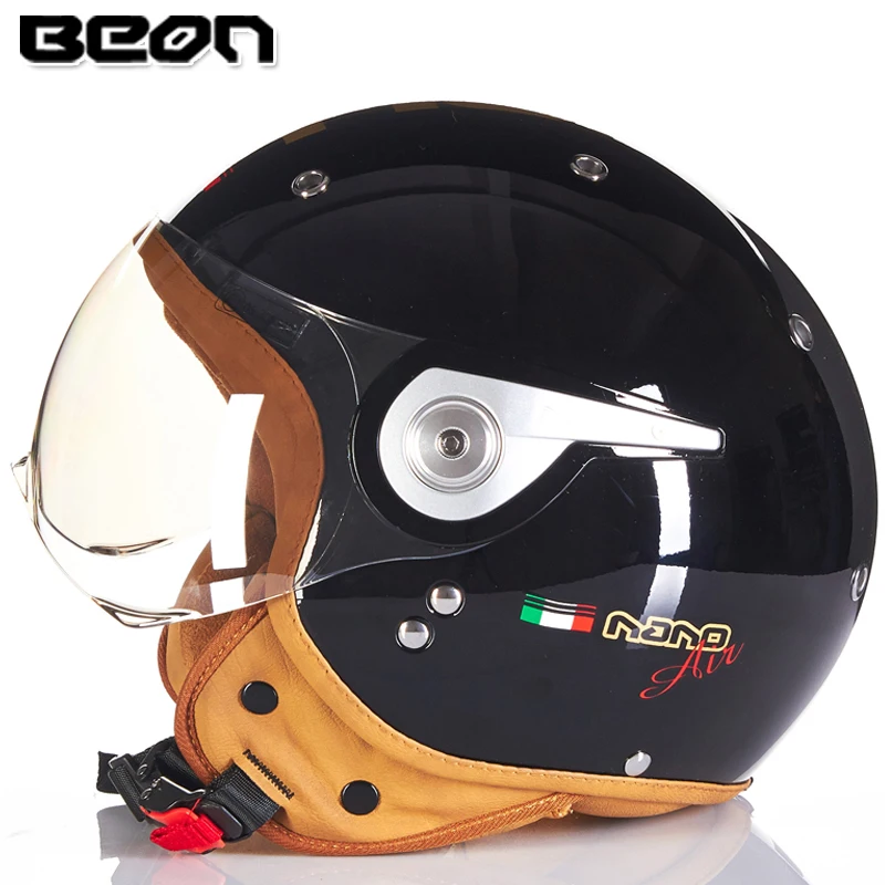 

New vintage Beon motorbike motorcycle helmet vespa casco capacete open face capacetes motociclistas B110A