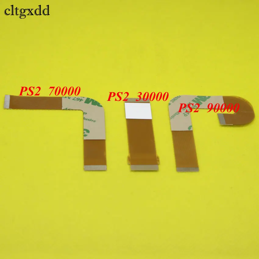 2pcs 7W Pickup Laser Lens Flat Ribbon Flex Cable Mechanism Replacement Parts for PS2 70000 75000 77000