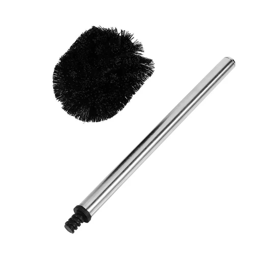 1Pc Stainless Steel Toilet Brush WC Bathroom Toilet Cleaning brush Black Brush with Metal Handle Bathroom clean tool toilet brush set