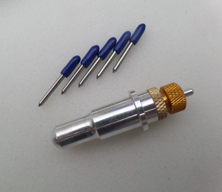 1pc Liyu 12mm Vinyl Cutter Blade Holder +5pcs 60 Degree Roland GCC