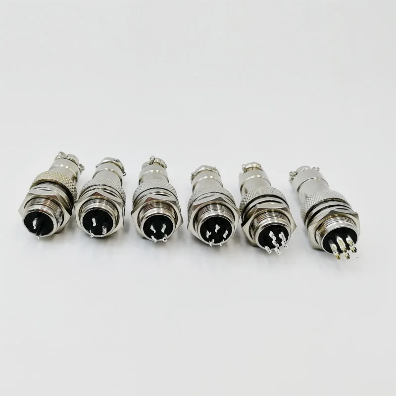 

Aviation Plug Male and Female Wire Panel Metal Connector GX12 2/3/4/5/6/7 pin