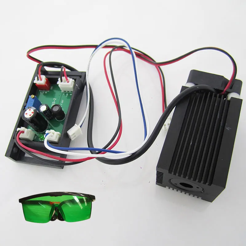 Красный лазерный модуль 400 МВт 638нм 12 в TTL диодный драйвер плата для DIY RGB
