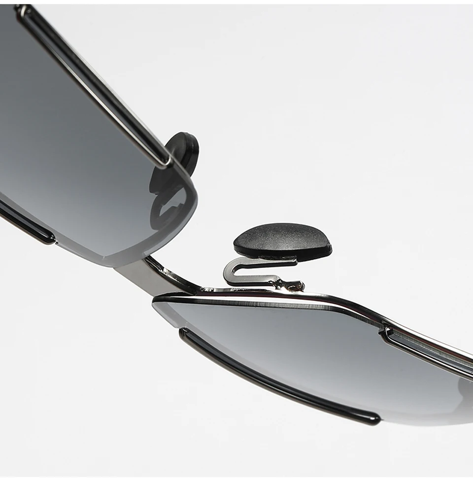 ELITERA, фирменный дизайн, без оправы, прямоугольные мужские поляризованные солнцезащитные очки, УФ-защита, очки для рыбалки и вождения, солнцезащитные очки для мужчин и женщин