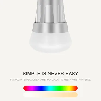 

Wi-Fi Smart Light Bulb Dimmable Multicolored LED Bulbs for Amazon Alexa Google Home Dropshipping
