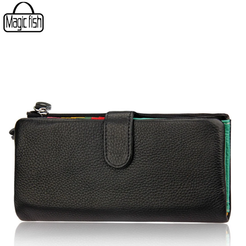 

2018 Fashion Wallet For Ladies Women Wallet Genuine Leather Wallet Elegant Female Purses Ladies Wallets Women's Purse C2243/l