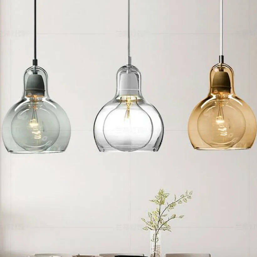 

Simple Glass Dining Room Pendant Light Flower Shop Glass Pendant Lamp Decorative Home Light Kitchen Lighting Fixture Glass