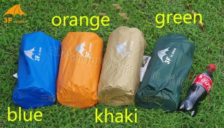 3x3m / 4x3m / 5x3m 210T with silver coating 3F UL Gear outdoor tarp sun shelter high quality beach awning