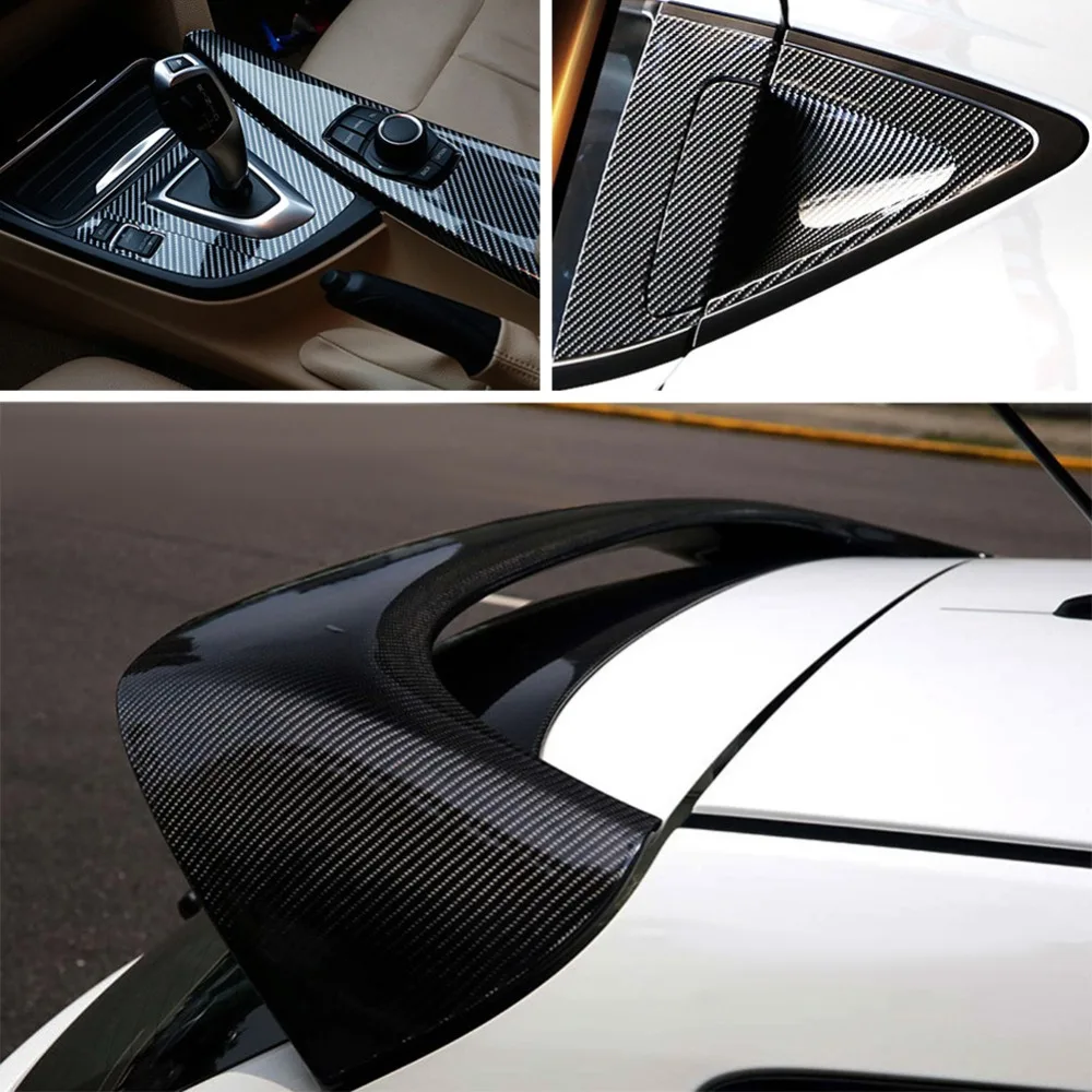 Exterior Accessories 5d High Glossy Carbon Fiber Vinyl Film