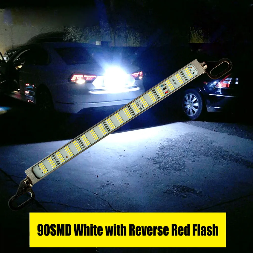 1pcs universal car led super bright flash reverse lights auxiliary reverse lights